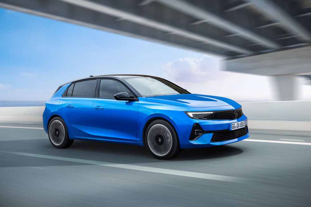 Opel Astra elektromos kivitelben 2023